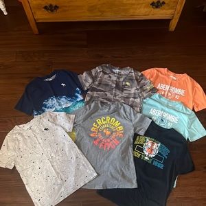 Abercrombie Kids Lot of 7 tees- Boys size 9/10- Lightly used!!!